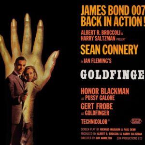 JAMES BOND (GOLDFINGER) ΚΑΔΡΟ 30 X 40 cm ΚΑΜΒΑΣ