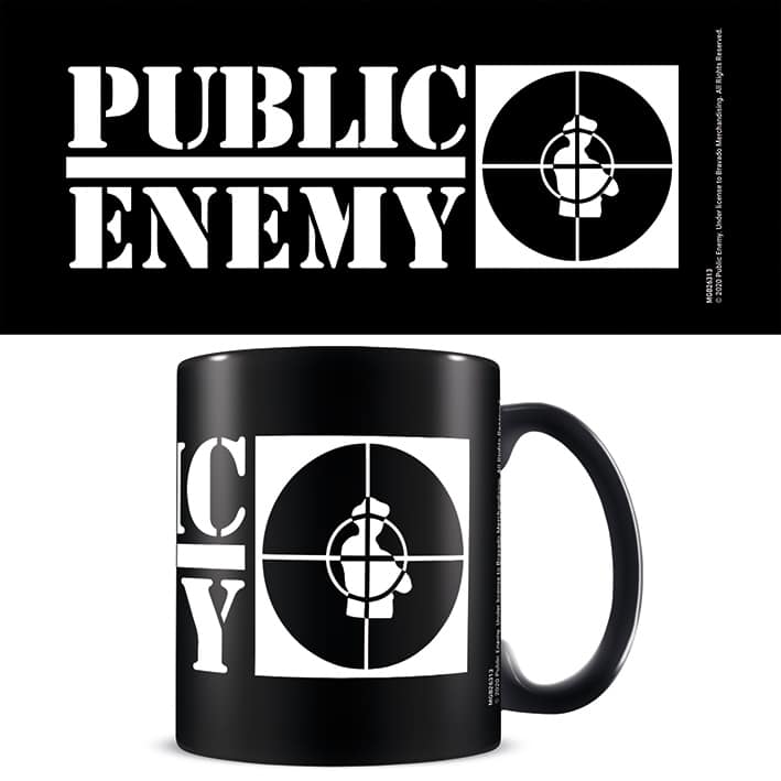 PUBLIC ENEMY (CROSSHAIRS LOGO) BLACK POD ΚΟΥΠΑ ΚΕΡΑΜΙΚΗ