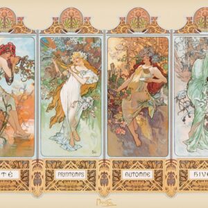 MUCHA - 4 SEASONS 61cm x 91.5cm ΜΕΓΑΛΗ ΑΦΙΣΑ